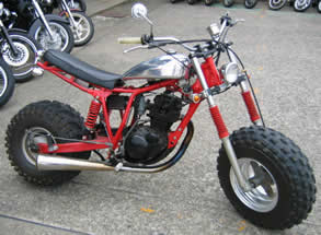 YAMAHA BW200カスタム写真